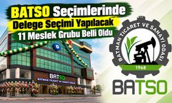 BATSO Seçimlerinde Delege Seçimi Yapılacak 11 Meslek Grubu Belli Oldu