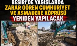 Beşiri’de Yağışlarda Zarar Gören Cumhuriyet ve Asmadere Köprüsü Yeniden Yapılacak