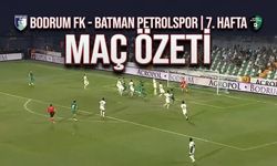 BODRUM FK - BATMAN PETROLSPOR | 7. HAFTA MAÇ ÖZETİ
