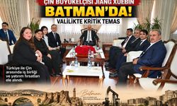 Çin Büyükelçisi Jiang Xuebin Batman’da! Valilikte Kritik Temas
