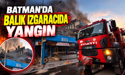 Batman'da Balık Izgaracıda Yangın