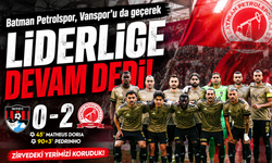 Batman Petrolspor, Vanspor’u da geçerek “Liderliğe devam” dedi!