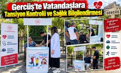 Gercüş’te Vatandaşlara Tansiyon Kontrolü ve Sağlık Bilgilendirmesi