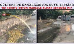 Gültepe’de Kanalizasyon Suyu Tepkisi: “Bu Kokuyu Bütün Mahalle Almak Zorunda mı?”