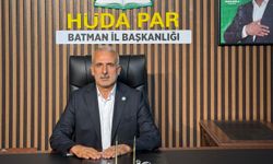 HÜDA PAR Batman İl Başkanı Doğru'dan kongre sonrası teşekkür mesajı