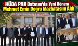 HÜDA PAR Batman’da Yeni Dönem: Mehmet Emin Doğru Mazbatasını Aldı