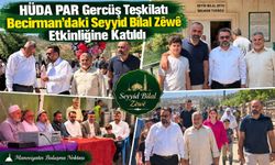 HÜDA PAR Gercüş Teşkilatı Becirman’daki Seyyid Bilal Zewe Etkinliğine Katıldı