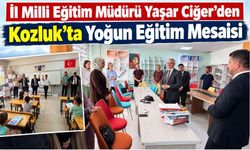 İl Milli Eğitim Müdürü Yaşar Ciğer’den Kozluk’ta Yoğun Eğitim Mesaisi