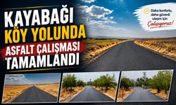 Kayabağı Köy Yolunda Asfalt Çalışması Tamamlandı