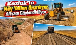 Kozluk’ta Köy Yolları Onarılıyor, Altyapı Güçlendiriliyor