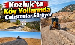 Kozluk’ta Köy Yollarında Çalışmalar Sürüyor