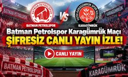 Batman Petrolspor Karagümrük Maçı Şifresiz Canlı Yayın İzle!