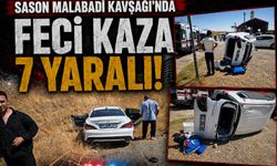 Sason Malabadi Kavşağı’nda Feci Kaza 7 Yaralı!