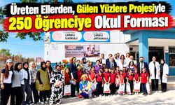 Üreten Ellerden, Gülen Yüzlere Projesiyle 250 Öğrenciye Okul Forması