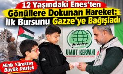 12 Yaşındaki Enes’ten Gönüllere Dokunan Hareket: İlk Bursunu Gazze’ye Bağışladı