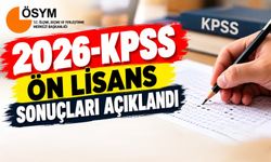 2026-KPSS Ön Lisans sonuçları açıklandı
