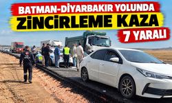 Batman-Diyarbakır Yolunda Zincirleme Kaza: 7 Yaralı