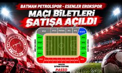Batman Petrolspor - Esenler Erokspor Maçı Biletleri Satışa Açıldı