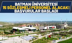 Batman Üniversitesi 15 Sözleşmeli Personel Alacak! Başvurular Başladı