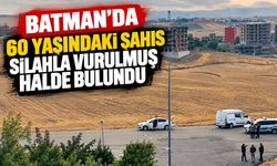 Batman’da 60 Yaşındaki Şahıs Silahla Vurulmuş Halde Bulundu