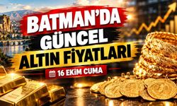 BATMAN’DA GÜNCEL ALTIN FİYATLARI – 16 EKİM CUMA