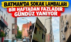 Batman’da Sokak Lambaları Bir Haftadan Fazladır Gündüz Yanıyor