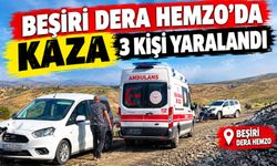 Beşiri Dera Hemzo’da Kaza: 3 Kişi Yaralandı