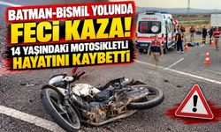 Batman-Bismil Yolunda Feci Kaza! 14 Yaşındaki Motosikletli Hayatını Kaybetti