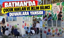 Batman’da Çocuk Hakları ve İklim Bilinci Duvarlara Yansıdı