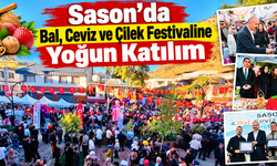 Sason’da Bal, Ceviz ve Çilek Festivaline Yoğun Katılım