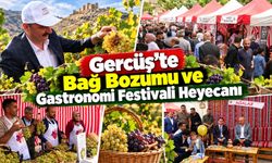 Gercüş’te Bağ Bozumu ve Gastronomi Festivali Heyecanı