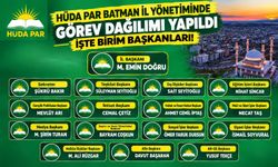 HÜDA PAR Batman İl Yönetiminde Görev Dağılımı Yapıldı: İşte Birim Başkanları!