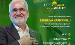 HÜDA PAR Genel Başkanı Yapıcıoğlu, Diyarbakır İl Kongresi'ne katılacak