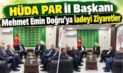 HÜDA PAR İl Başkanı Mehmet Emin Doğru’ya İadeyi Ziyaretler