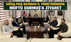 HÜDA PAR Batman İl Yönetiminden Müftü Durmuş’a Ziyaret