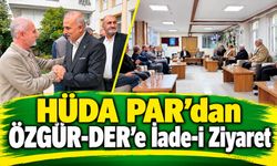 HÜDA PAR’dan ÖZGÜR-DER’e İade-i Ziyaret