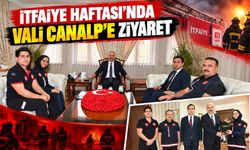 İtfaiye Haftası’nda Vali Canalp’e Ziyaret