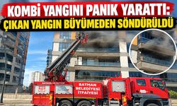 Kombi Yangını Panik Yarattı: Çıkan Yangın Büyümeden Söndürüldü