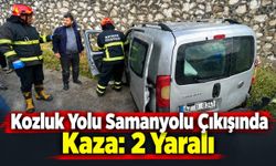 Kozluk Yolu Samanyolu Çıkışında Kaza: 2 Yaralı