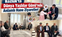 Kozluk’ta Dünya Yaşlılar Günü’nde Anlamlı Hane Ziyaretleri