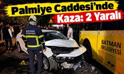 Palmiye Caddesi’nde Kaza: 2 Yaralı