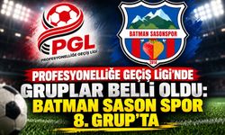 Profesyonelliğe Geçiş Ligi’nde Gruplar Belli Oldu! Batman Sason Spor 8. Grup’ta
