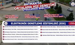 Batman’da 10 Noktada Hız Denetimi Başlıyor