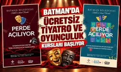 Batman’da Ücretsiz Tiyatro ve Oyunculuk Kursları Başlıyor