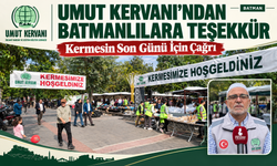 Umut Kervanı’ndan Batmanlılara Teşekkür ve Son Gün Çağrısı