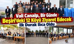 Vali Canalp, Bir Günde Beşiri’deki 12 Köyü Ziyaret Edecek: İlk Durak Ilıca Oldu