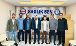 HÜDA PAR’dan Sağlık-Sen’e Hayırlı Olsun Ziyareti