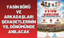 Yasin Börü ve arkadaşları şehadetlerinin yıl dönümünde anılacak
