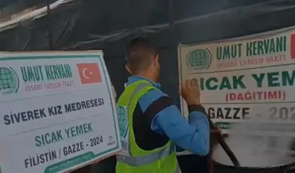 Siverek’ten Gazze’ye insani yardım gönderildi