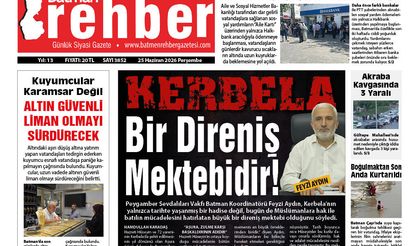 25.06.2026 Tarihli Manşetimiz